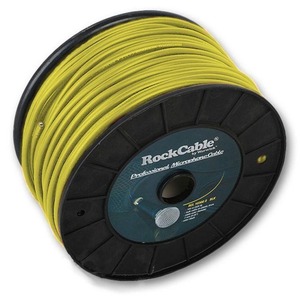 Кабель микрофонный в нарезку RockCable RCL10303 D6 YE 100.0m