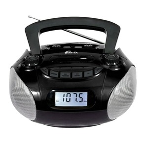 Музыкальный центр Ritmix RBB-040BT black-silver