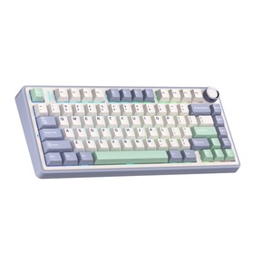 Клавиатура компьютерная AULA F75 Purple-Beige-Green Light Green Switches