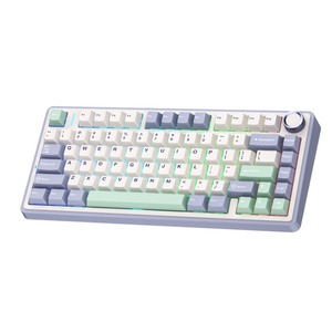 Клавиатура компьютерная AULA F75 Purple-Beige-Green Light Green Switches