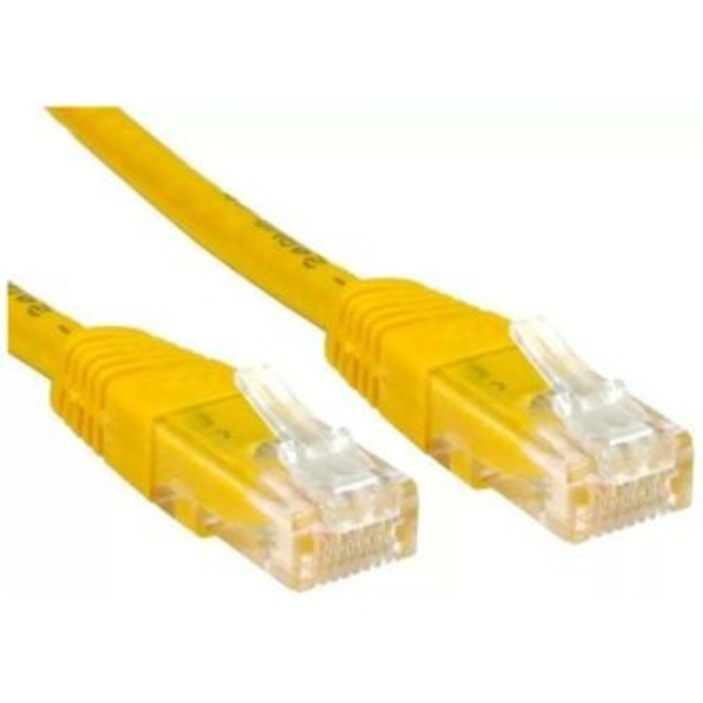 Патч-корд Rexant 02-0295-2 U/UTP CAT 6 желтый 2.0m