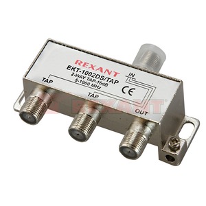Антенный разветвитель Rexant 05-7103 ОТВЕТВИТЕЛЬ 2 отвода 16 дБ (1 штука)