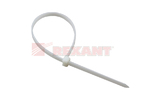 Хомут нейлоновый (кабельная стяжка) Rexant 07-0150 белый 3.0 х 150мм (100 штук)