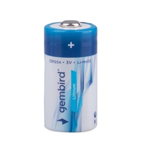 Батарейка Gembird GB-CR123A-1B, тип CR123A, 1шт, блистер