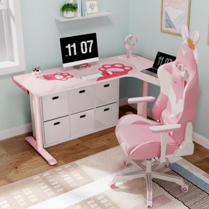 Стол для для компьютера Eureka ERK-L60R-PK-V2