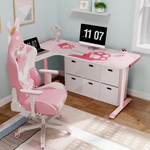 Стол для для компьютера Eureka ERK-L60R-PK-V2