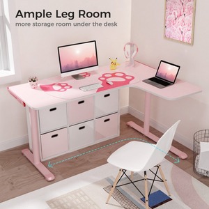 Стол для для компьютера Eureka ERK-L60R-PK-V2