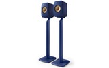 Колонка полочная KEF LSX II Cobalt Blue + KEF S1 Floor Stand Blue