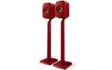 Колонка полочная KEF LSX II Lava Red + KEF S1 Floor Stand Red
