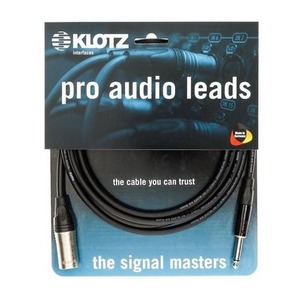 Кабель аудио Jack - XLR KLOTZ M1MP1K0100 1.0m