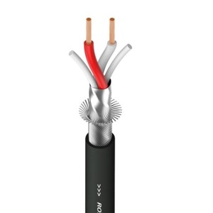 Кабель микрофонный в нарезку Roxtone MC022L-LSZH/FRNC/500 Black 500.0m