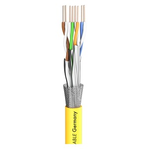 Кабель Витая пара Sommer Cable 580-0417FC SC-Mercator CAT.7a CPR-Version FRNC Yellow 100.0m