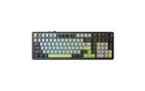 Клавиатура компьютерная AULA F99Pro Black-White-Green Star Vector Switch