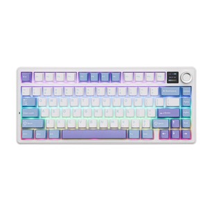 Клавиатура компьютерная AULA F75MAX Light Blue-White-Purple Reaper Swithes