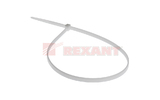 Хомут нейлоновый (кабельная стяжка) Rexant 07-0350 белый 5.0 х 350мм (100 штук)