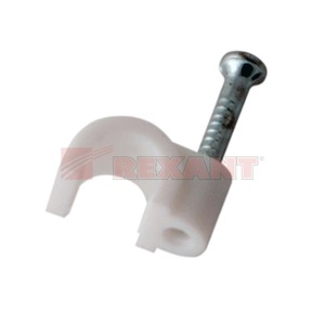 Крепеж кабеля Rexant 07-4004 Крепеж кабеля круглый 4мм (50 штук)