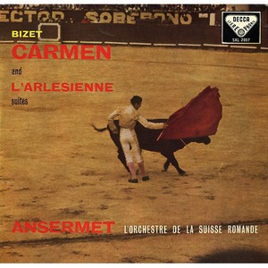 Виниловая пластинка LP Ernest Ansermet - Bizet Carmen and LArlesienne suites (LP)