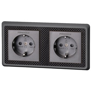 Розетка силовая 2К+З Furutech FT-SWS-D(R) Carbon