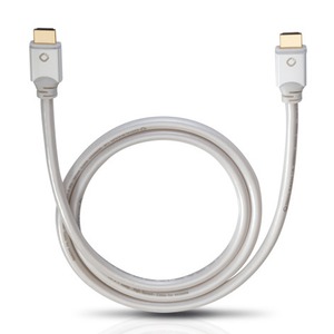 Кабель HDMI Oehlbach 92469 White Magic 0.4m