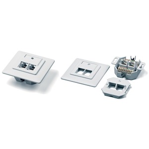 Розетка RJ-45 Hyperline SB-GTF2-8P8C-C5E-WH