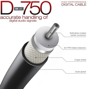 Кабель Коаксиальный DH Labs D-750 RCA 1.0m