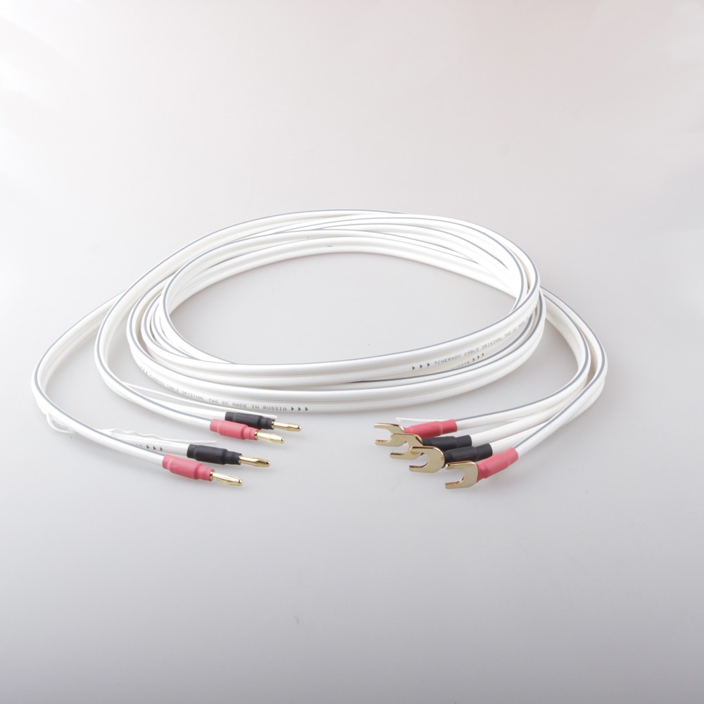 Акустический кабель Single-Wire Spade - Banana Tchernov Cable Original TWO SC Sp/Bn 2.65m