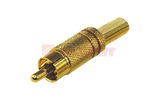 Разъем RCA PROconnect 14-0405-1 Штекер RCA Металл ZN (1 штука)