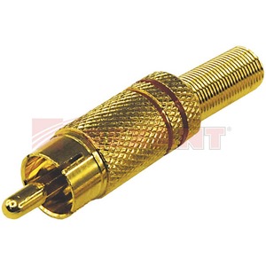 Разъем RCA PROconnect 14-0405-1 Штекер RCA Металл ZN (1 штука)