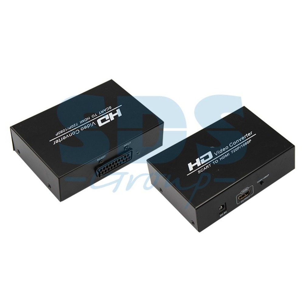 Преобразователь HDMI, аналоговое видео и аудио Rexant 17-6905 Конвертер SCART на HDMI (1 штука)