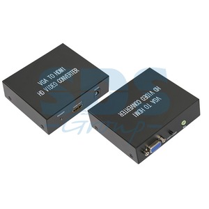 Преобразователь HDMI, аналоговое видео и аудио Rexant 17-6907 Конвертер VGA +3.5 mm Аудио в HDMI (1 штука)