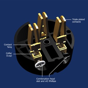 Разъем Силовой Wattgate 390i AU / 350i AU Black Set