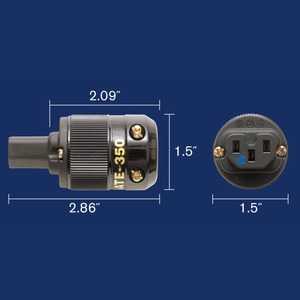 Разъем Силовой Wattgate 390i AU / 350i AU Black Set