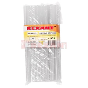 Термоклей Rexant 09-1857-1 прозрачный (1 килограмм)