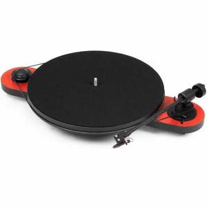 Проигрыватель виниловых дисков Pro-Ject Elemental Red-Black (OM-5E)
