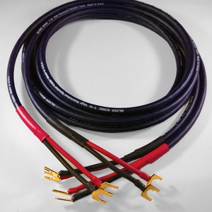 Акустический кабель Single-Wire Spade - Spade DH Labs T-14 Spade SP-10 Gold Single Wire 2.5m