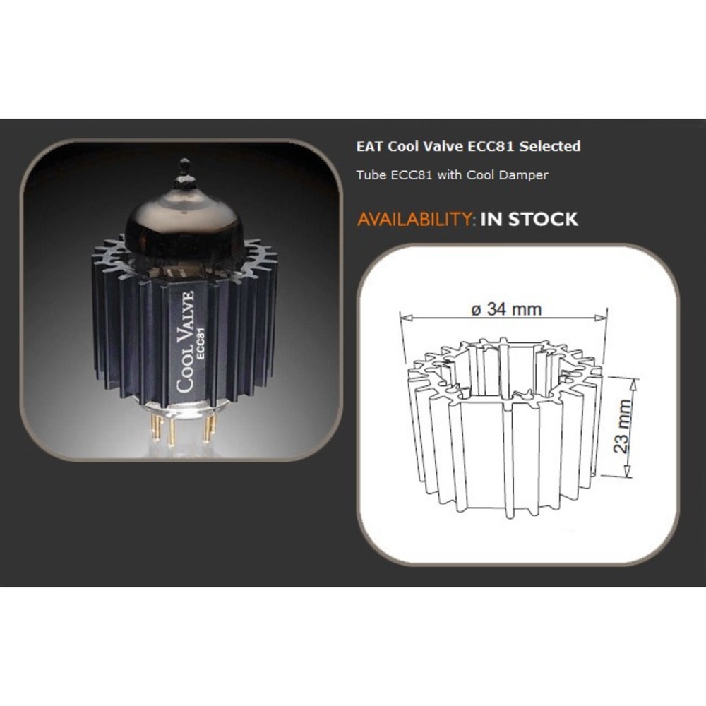Радиолампа EAT ECC81 Cool Valve Selected