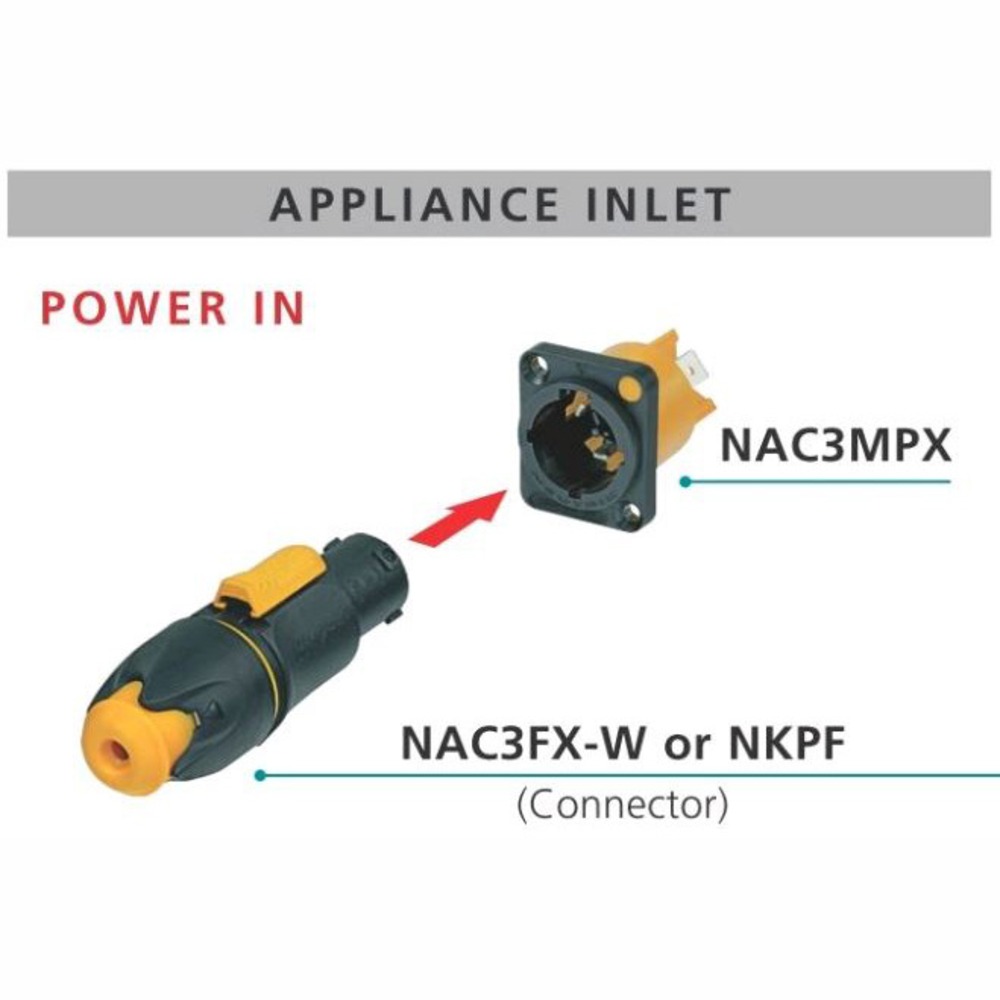 Терминал powerCON Neutrik NAC3MPX