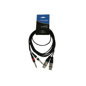 Кабель аудио Jack - XLR American DJ AC-2XF-2J6M/1,5 1.5m