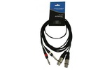 Кабель аудио Jack - XLR American DJ AC-2XF-2J6M/3 3.0m