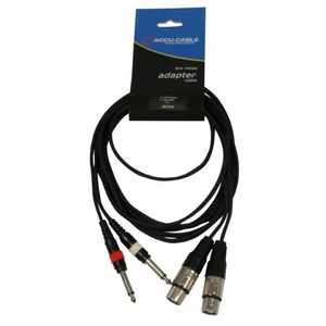 Кабель аудио Jack - XLR American DJ AC-2XF-2J6M/3 3.0m