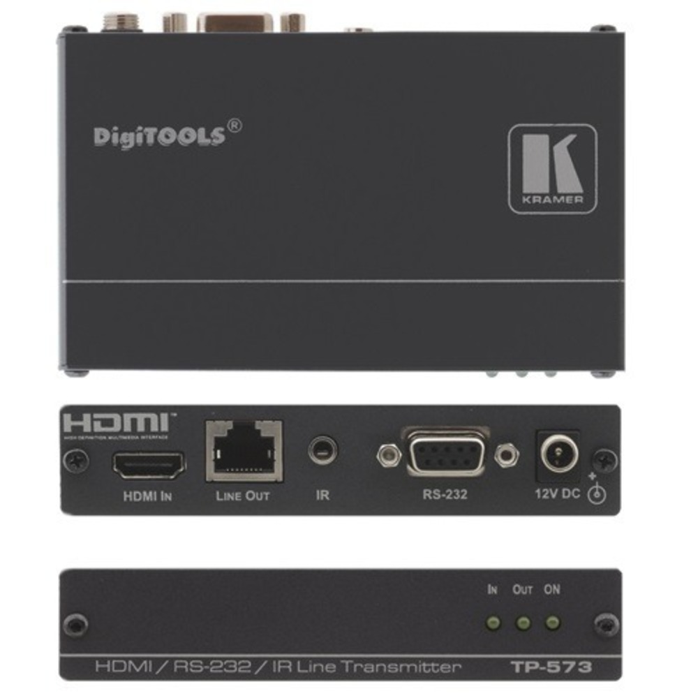 Передатчик сигнала HDMI, данных и сигналов ИК-управления по витой паре Kramer TP-573