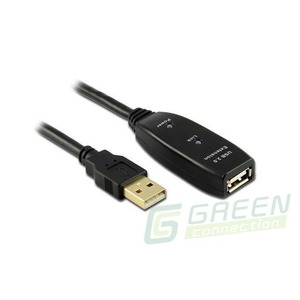Удлинитель USB 2.0 Тип A - A Greenconnect GC-UEC20M2 20.0m
