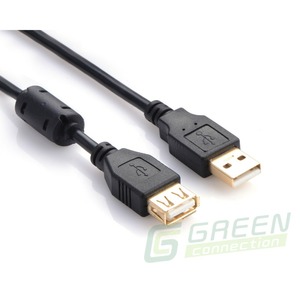Удлинитель USB 2.0 Тип A - A Greenconnect GC-UEC3M-F-G 1.5m