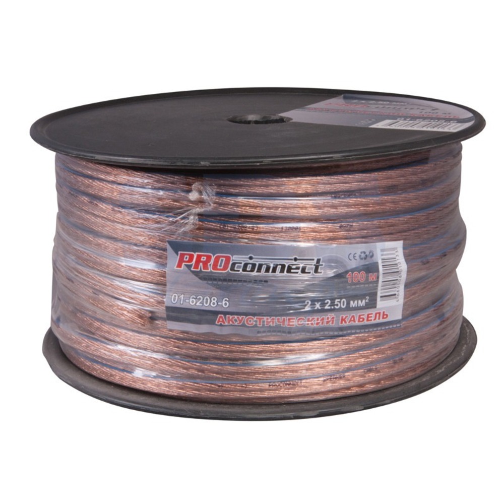 Кабель Акустический PROconnect 01-6208-6 2x2.5 мм2 BLUELINE (100 метров)