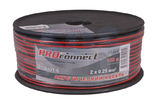 Кабель Акустический PROconnect 01-6101-6 2х0.25 мм2 (красно-черный) (100 метров)