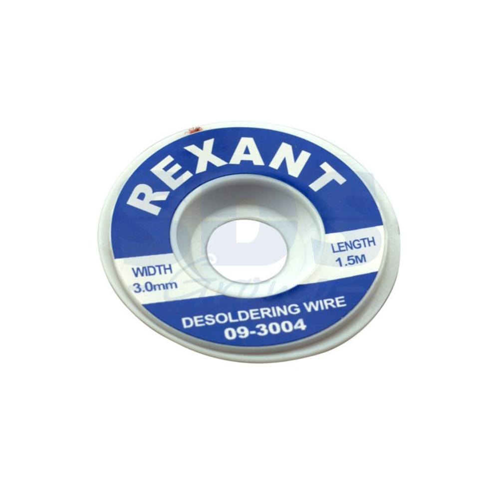 Средство для удаление припоя Rexant 09-3004 Медная лента для удаления припоя (1 штука)